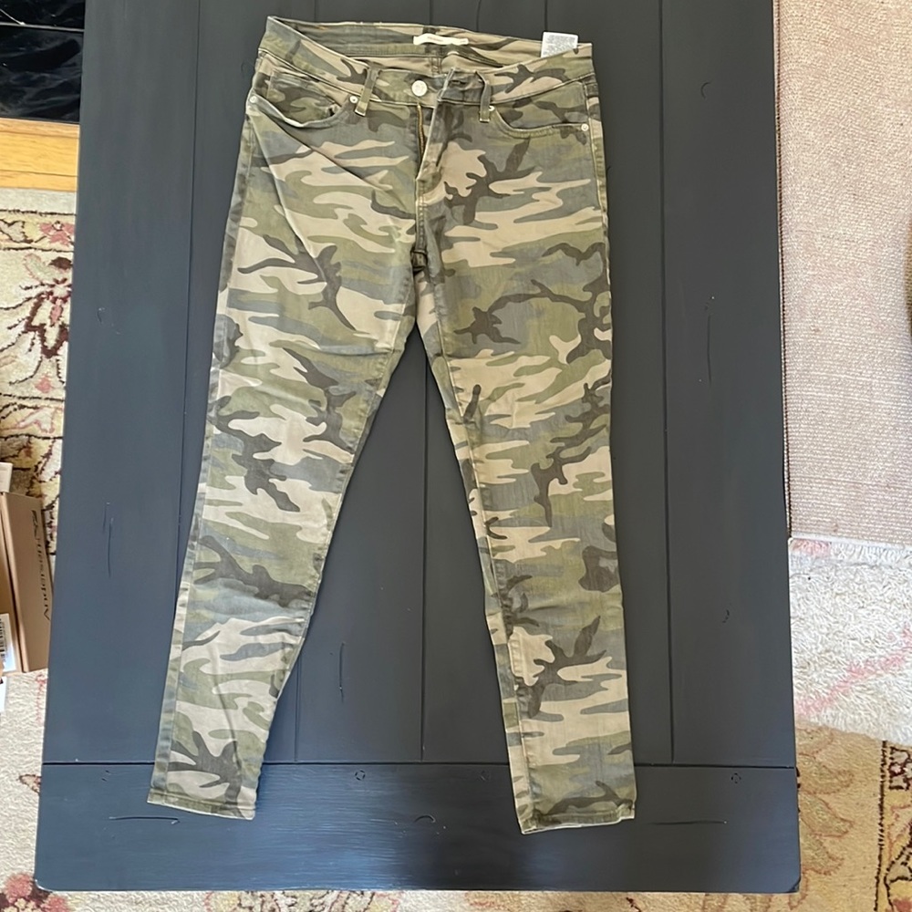 Levi’s 711 Skinny Camo Jeans